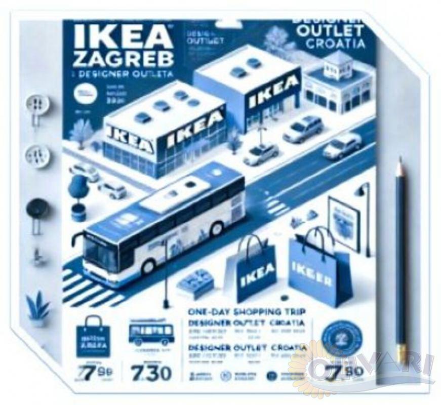 Jednodnevni izlet u Ikeu Zagreb i Designer Outlet Croatia 05.04.25.